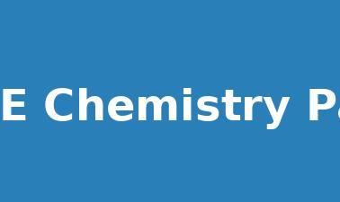 Cambridge IGCSE Chemistry Part B 0620B